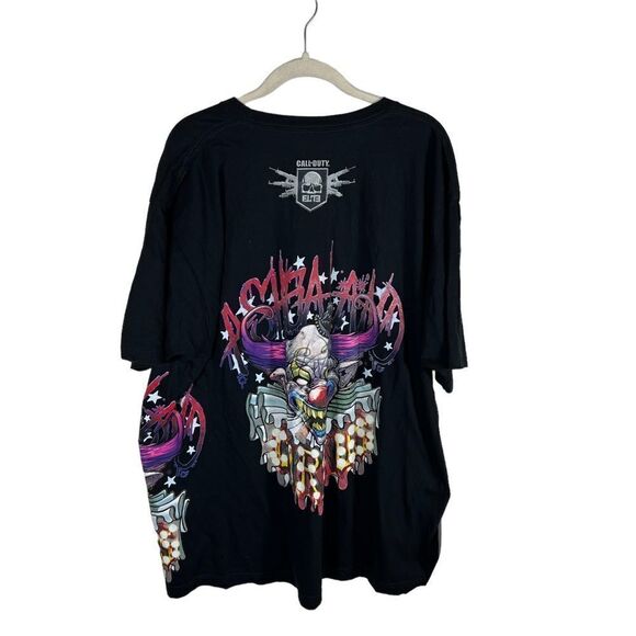 Rare! Call Of Duty Circus Horror Clown Black T Shirt - Picture 2 of 7